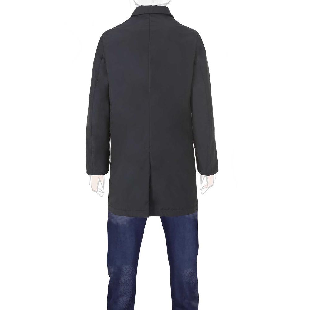 Rubinacci Cappottino In Cashmere Blu Reversibile