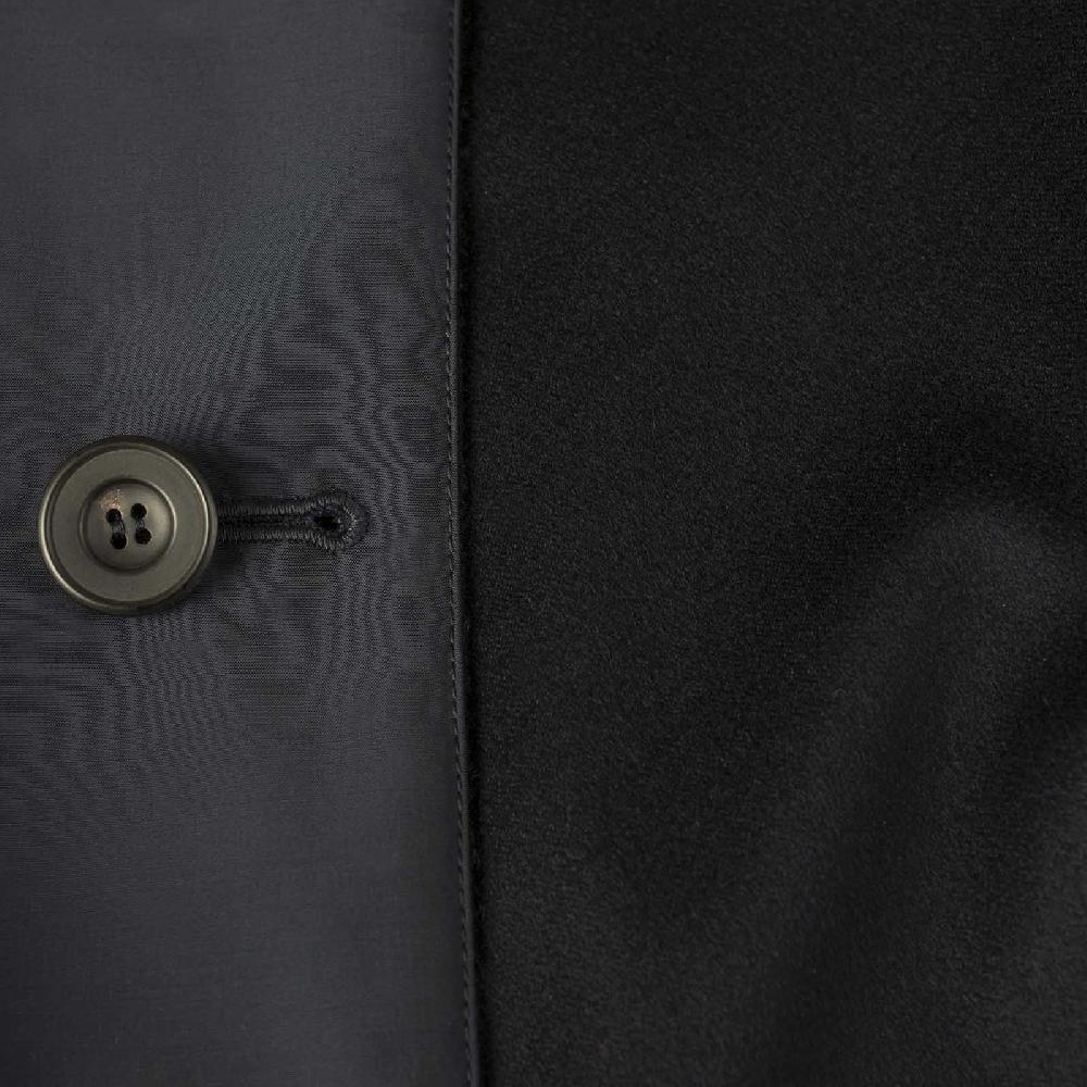 Rubinacci Cappottino In Cashmere Blu Reversibile