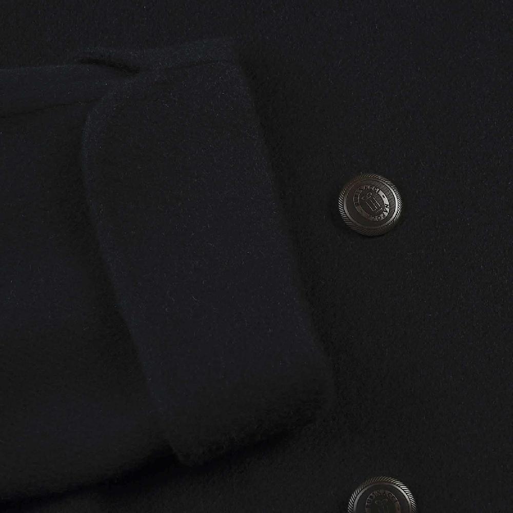 Rubinacci Cappotto Doppio Petto In Cashmere Blu