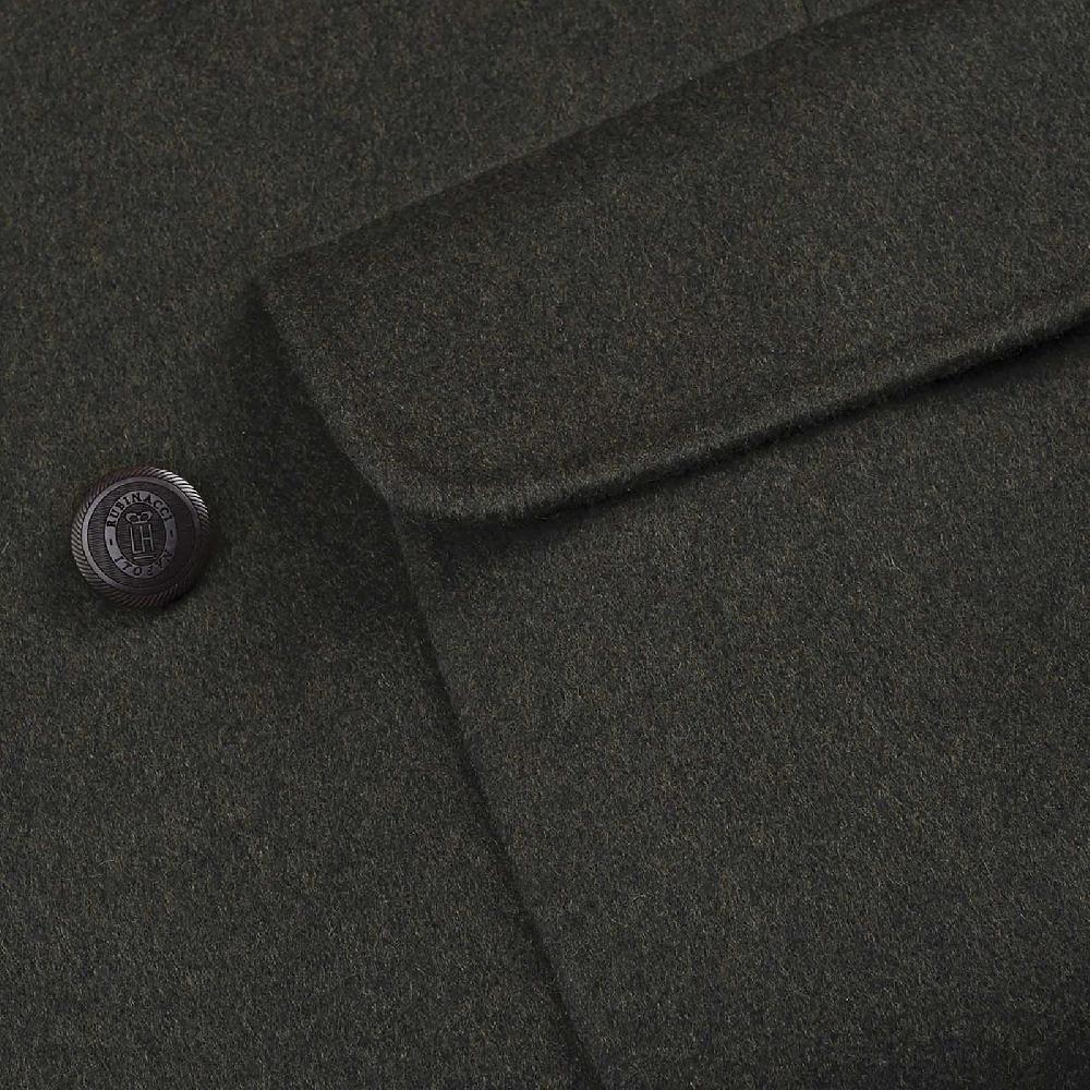 Rubinacci Cappotto Doppio Petto In Cashmere Verde