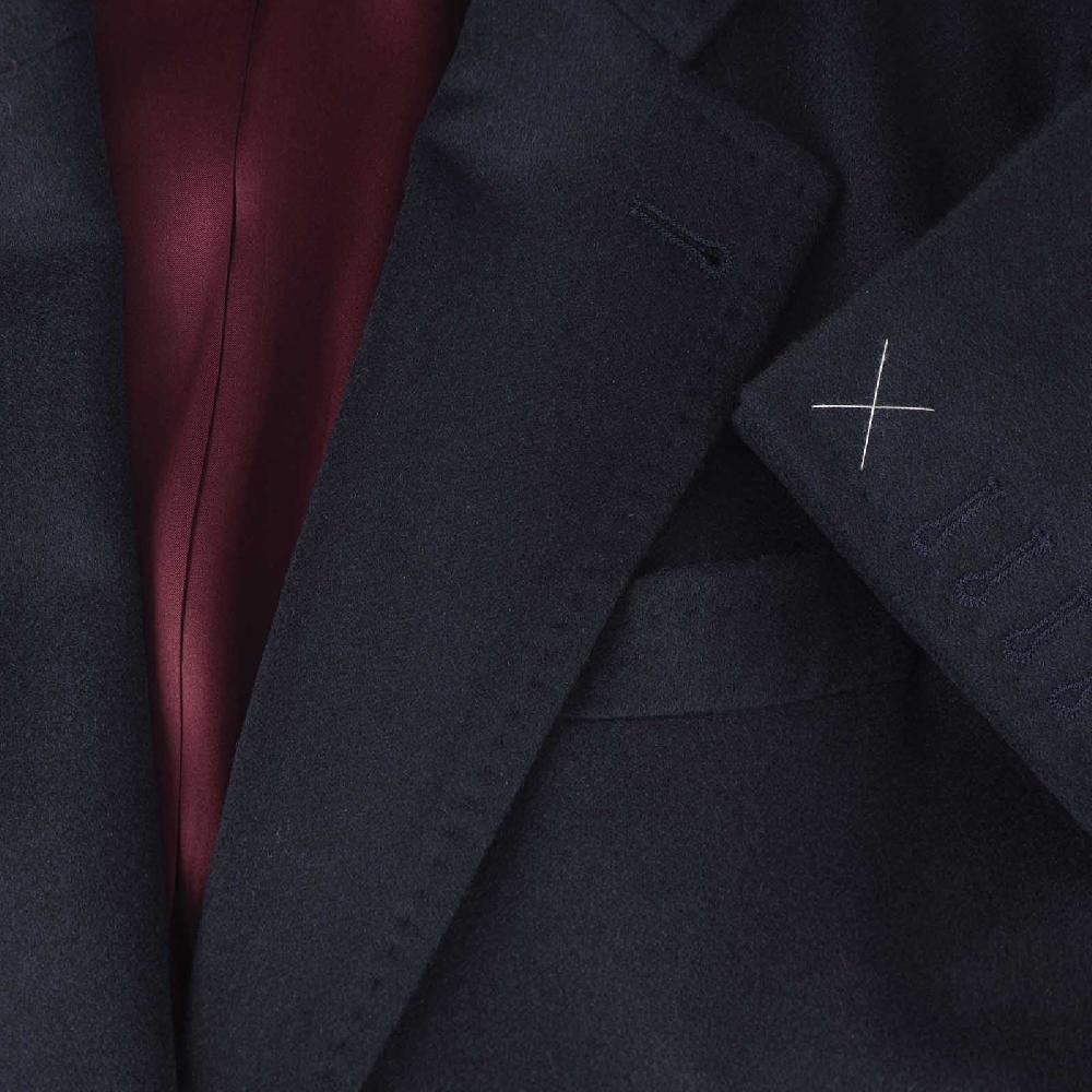 Rubinacci Cappotto In Cashmere Blu