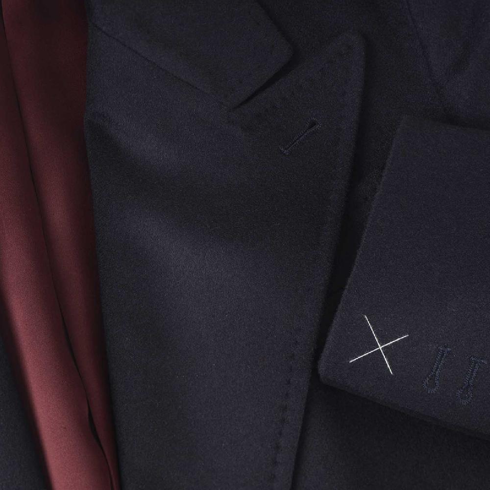 Rubinacci Cappotto In Cashmere Blu