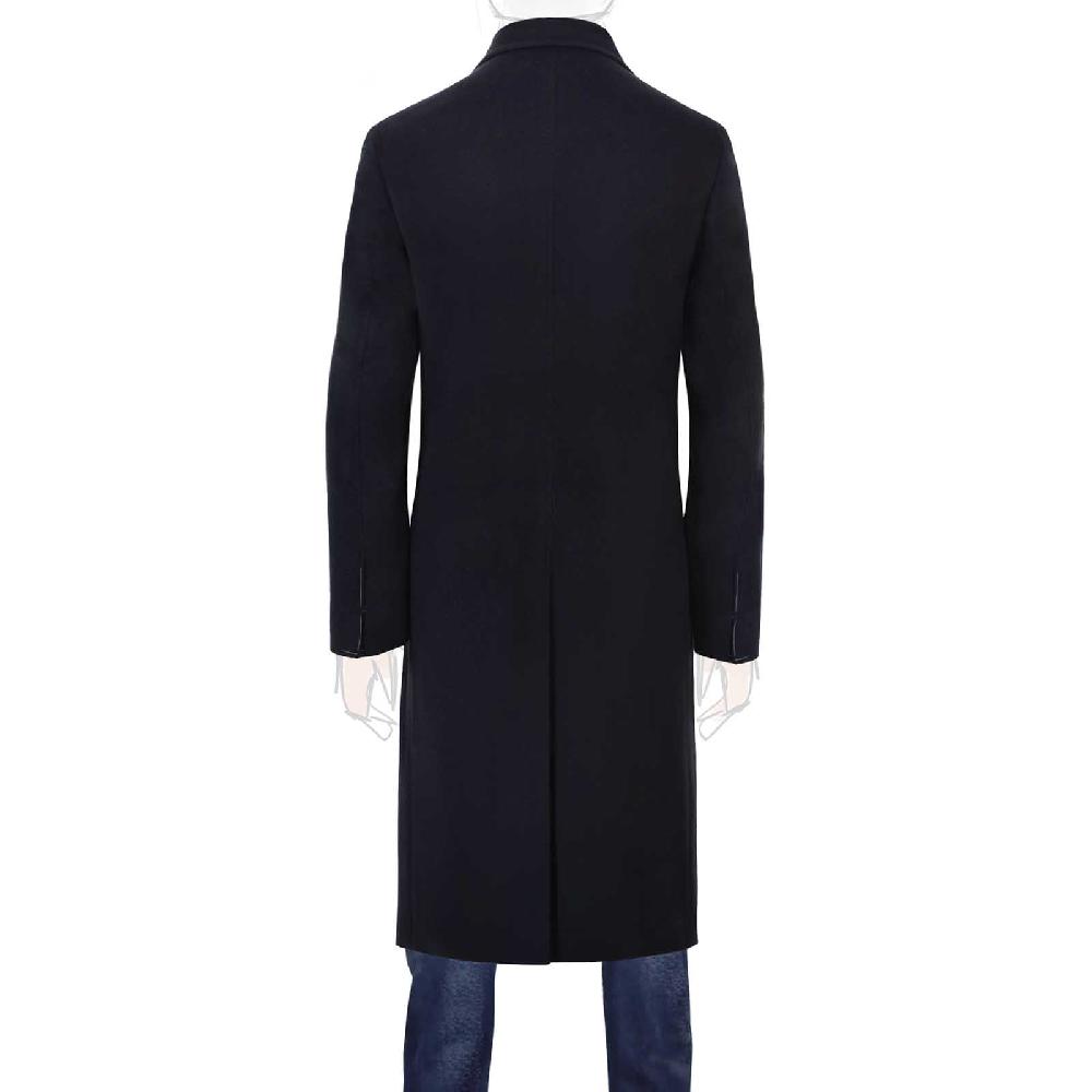 Rubinacci Cappotto In Cashmere Blu