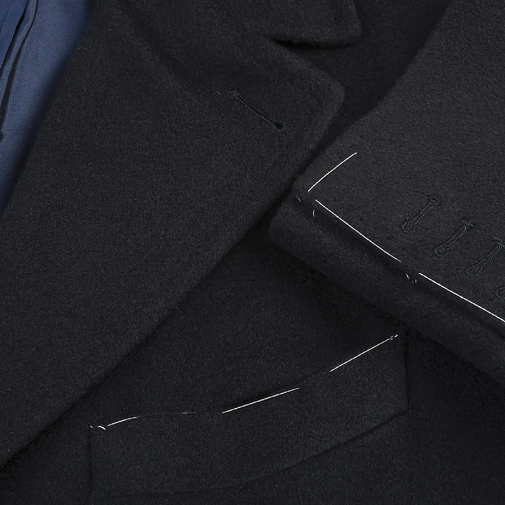 Rubinacci Cappotto In Cashmere Blu