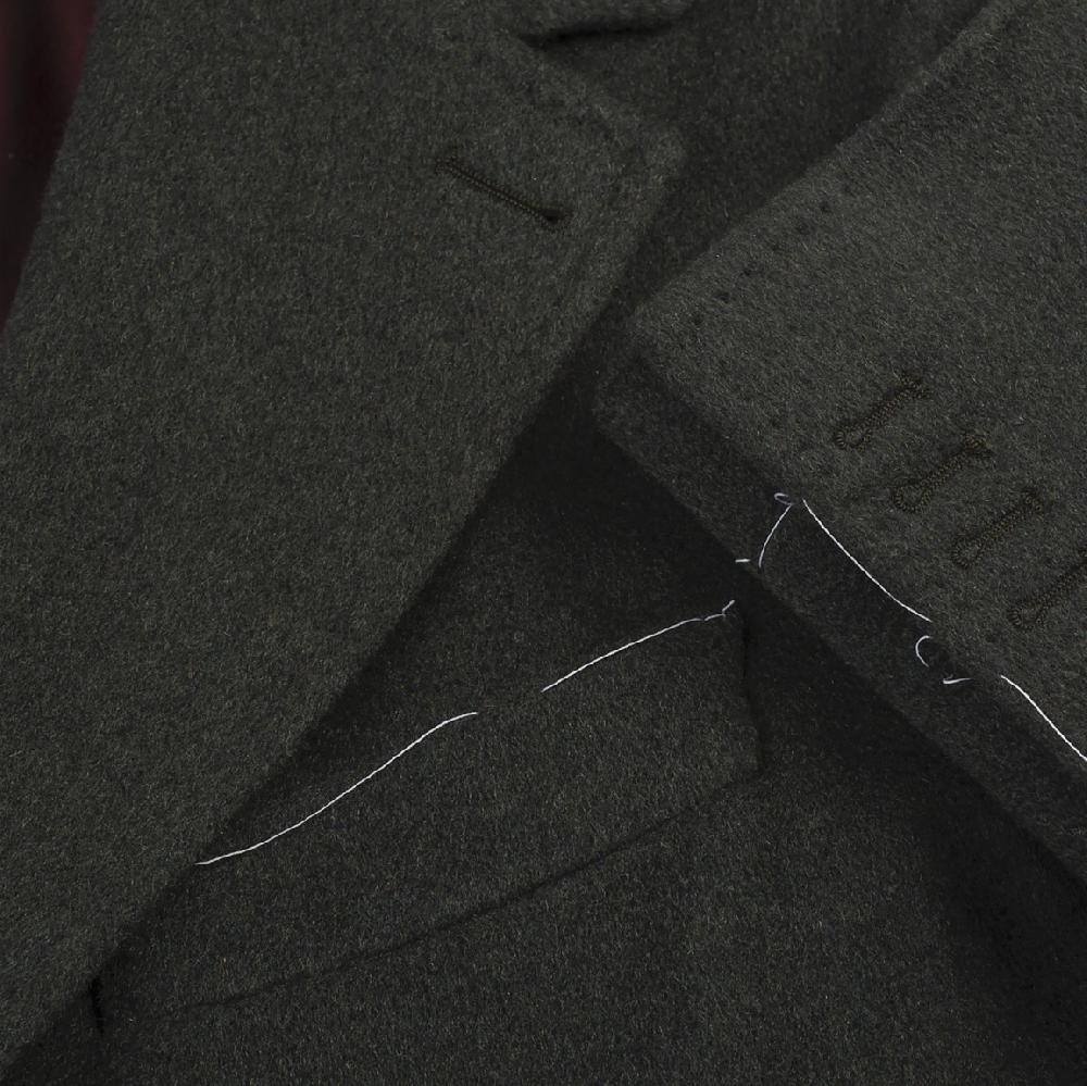 Rubinacci Cappotto In Cashmere Verde