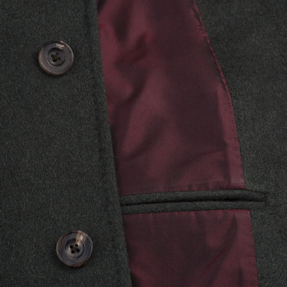 Rubinacci Cappotto In Cashmere Verde