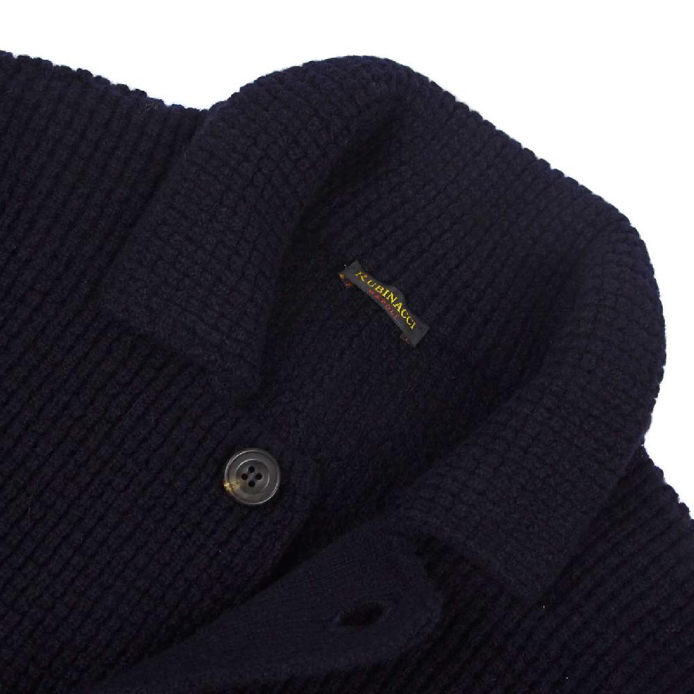 Rubinacci Cardigan Cashmere Blu