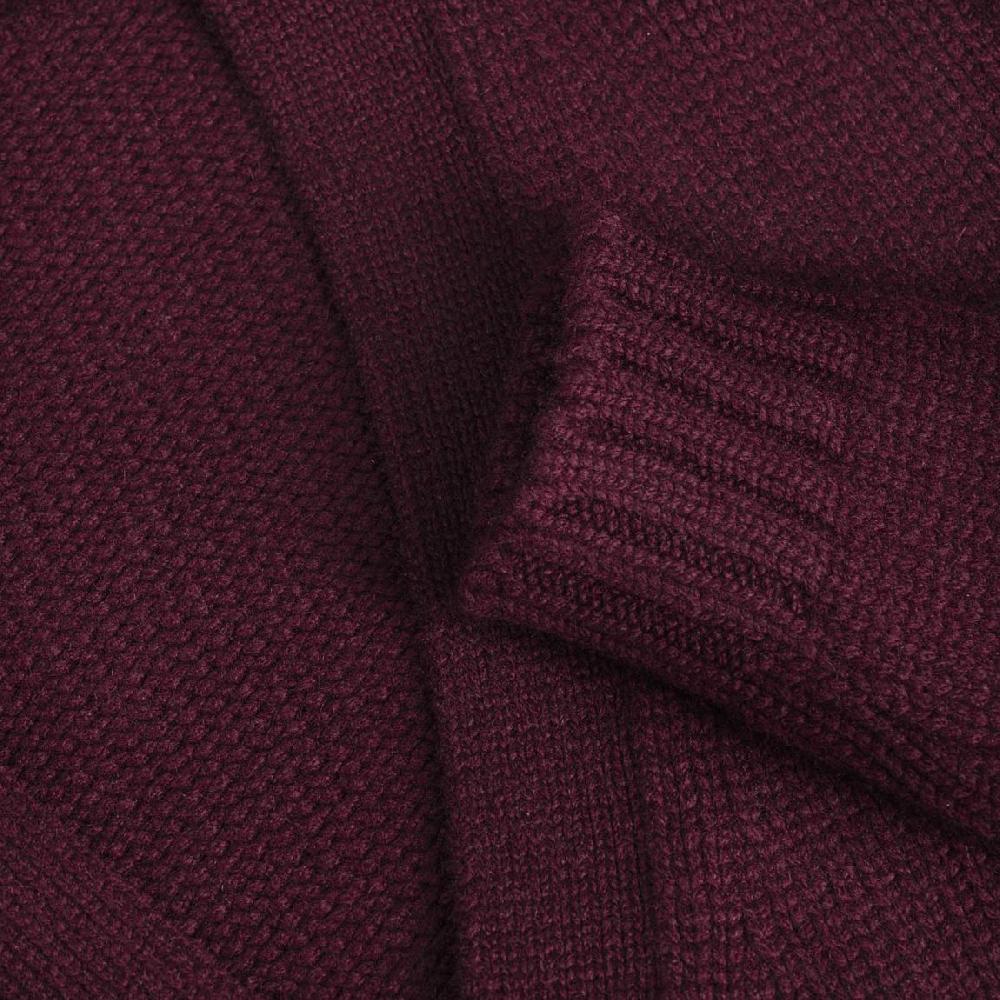 Rubinacci Cardigan Cashmere Bordeaux