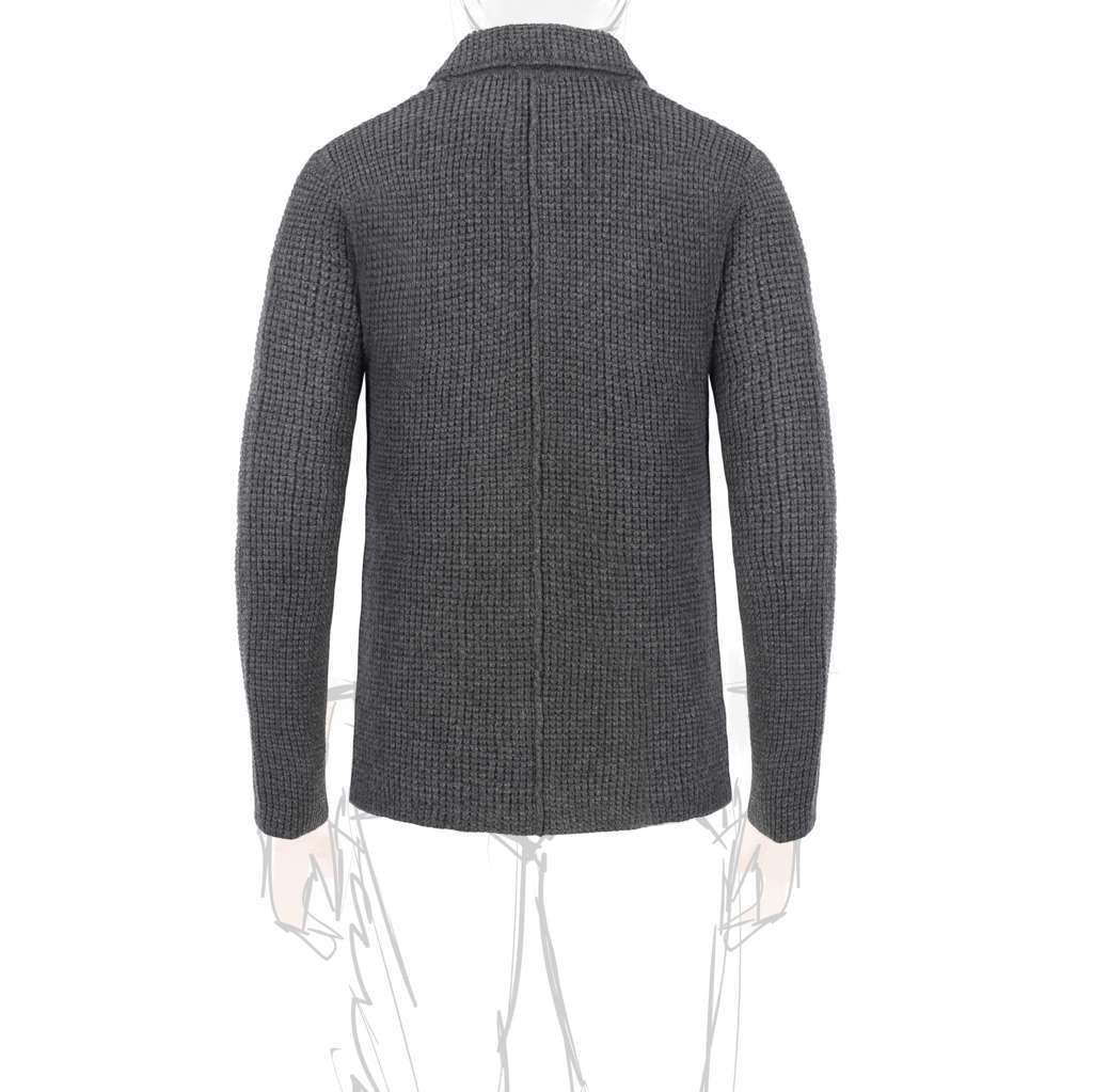 Rubinacci Cardigan Cashmere Grigio