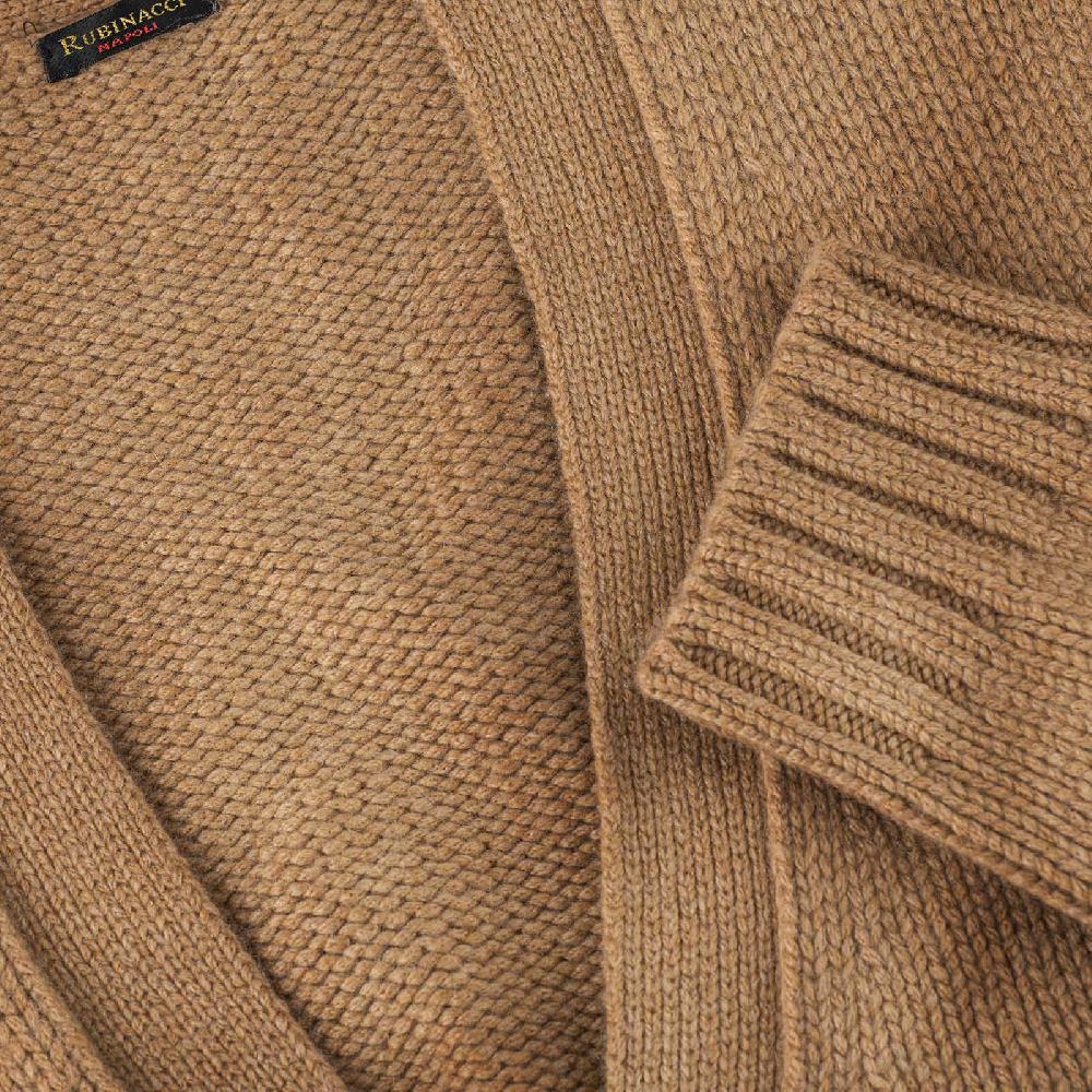 Rubinacci Cardigan Cashmere Rhum