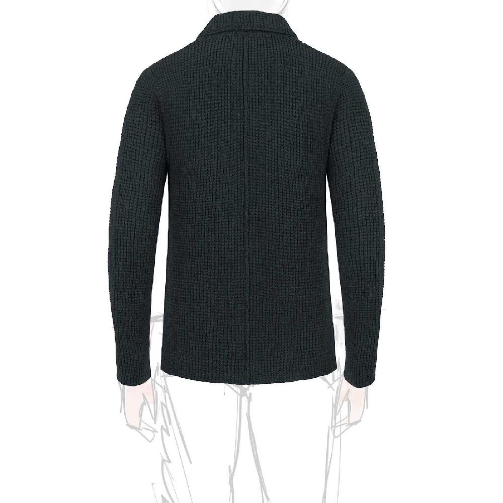 Rubinacci Cardigan Cashmere Verde Scuro