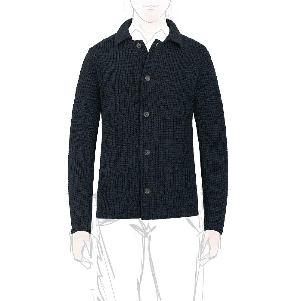 Rubinacci Cardigan cashmere verde scuro