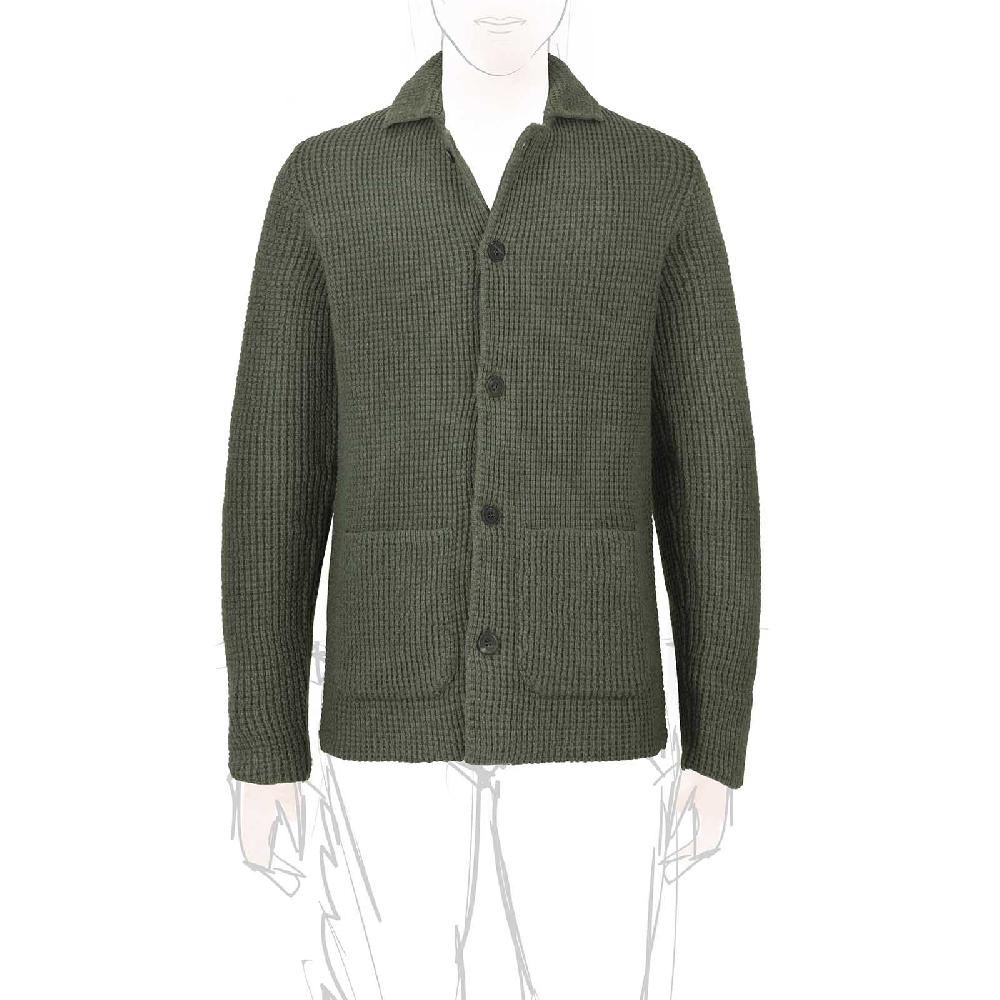 Rubinacci Cardigan cashmere verde