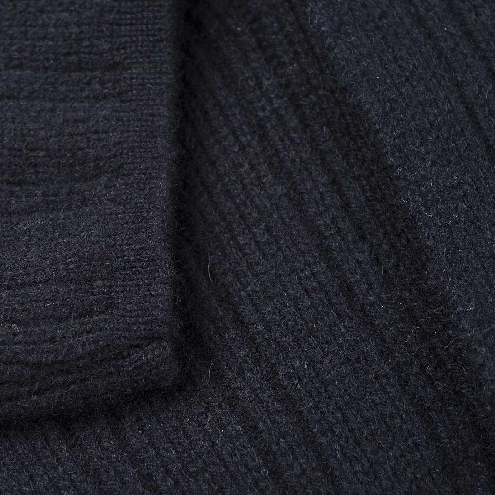 Rubinacci Cardigan Doppio Petto Cashmere Blu