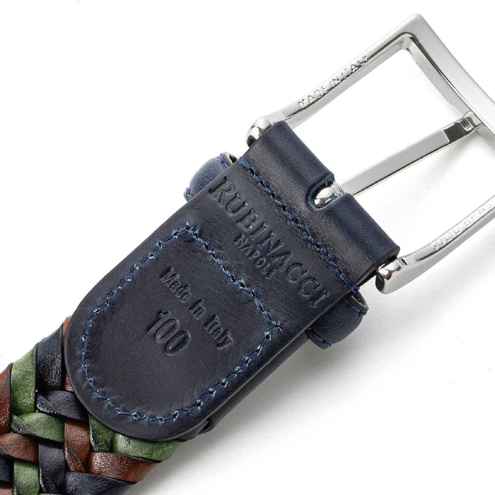 Rubinacci Cintura Intrecciata Cuoio