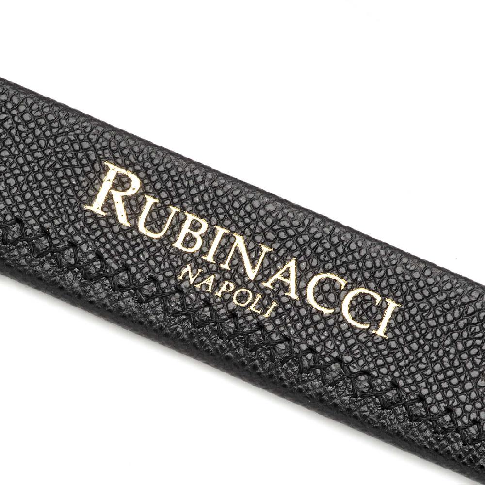 Rubinacci Cintura Stampa Alpina Nera