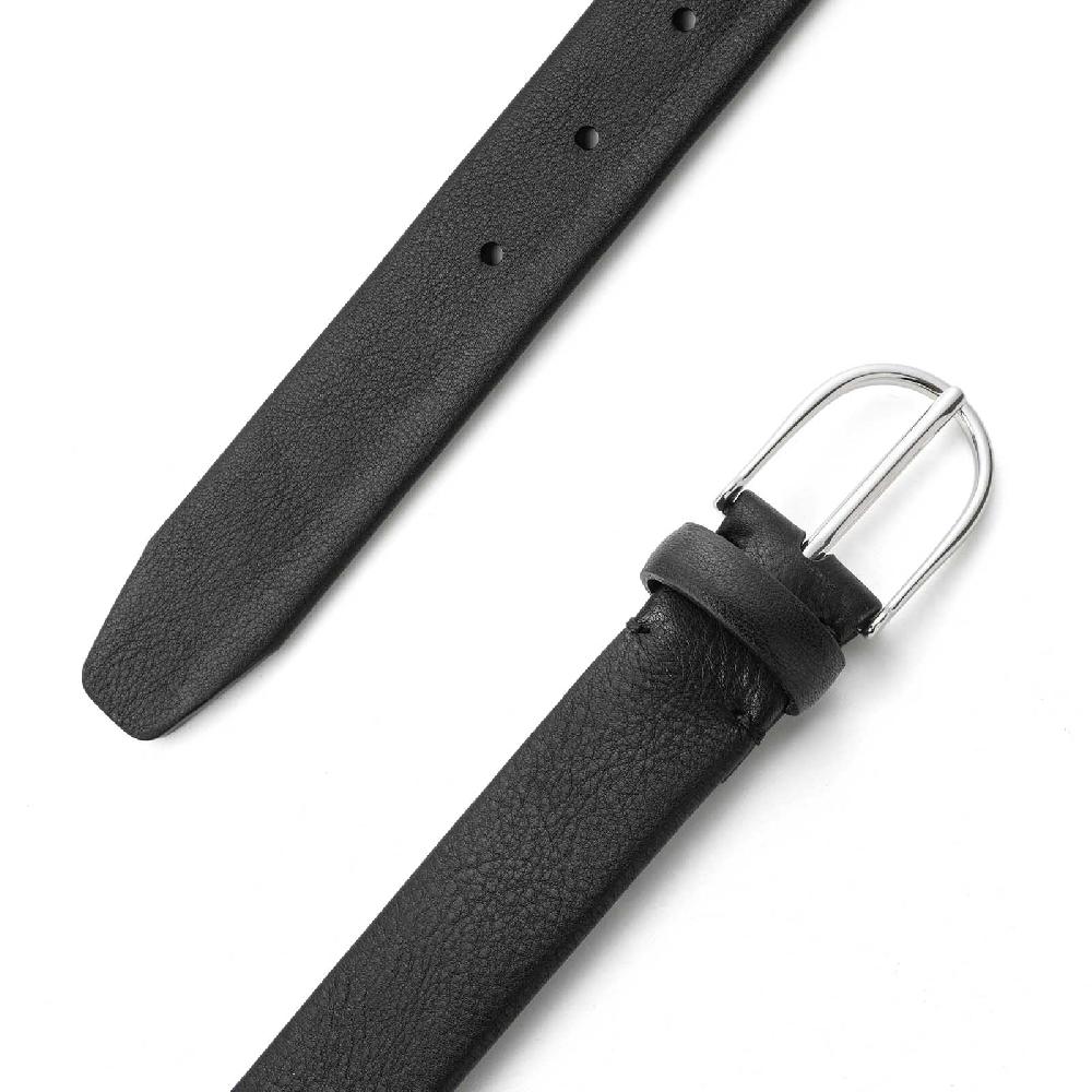 Rubinacci Cintura Tubolare Guanto Nera