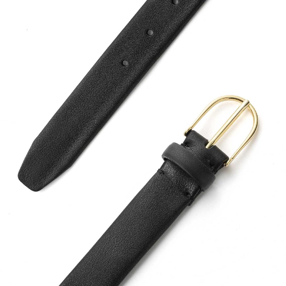 Rubinacci Cintura Tubolare Guanto Nera