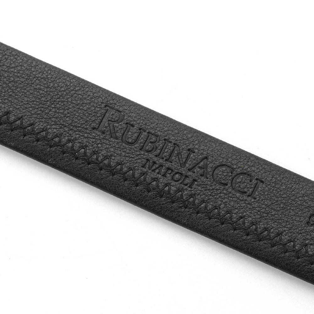 Rubinacci Cintura Tubolare Guanto Nera