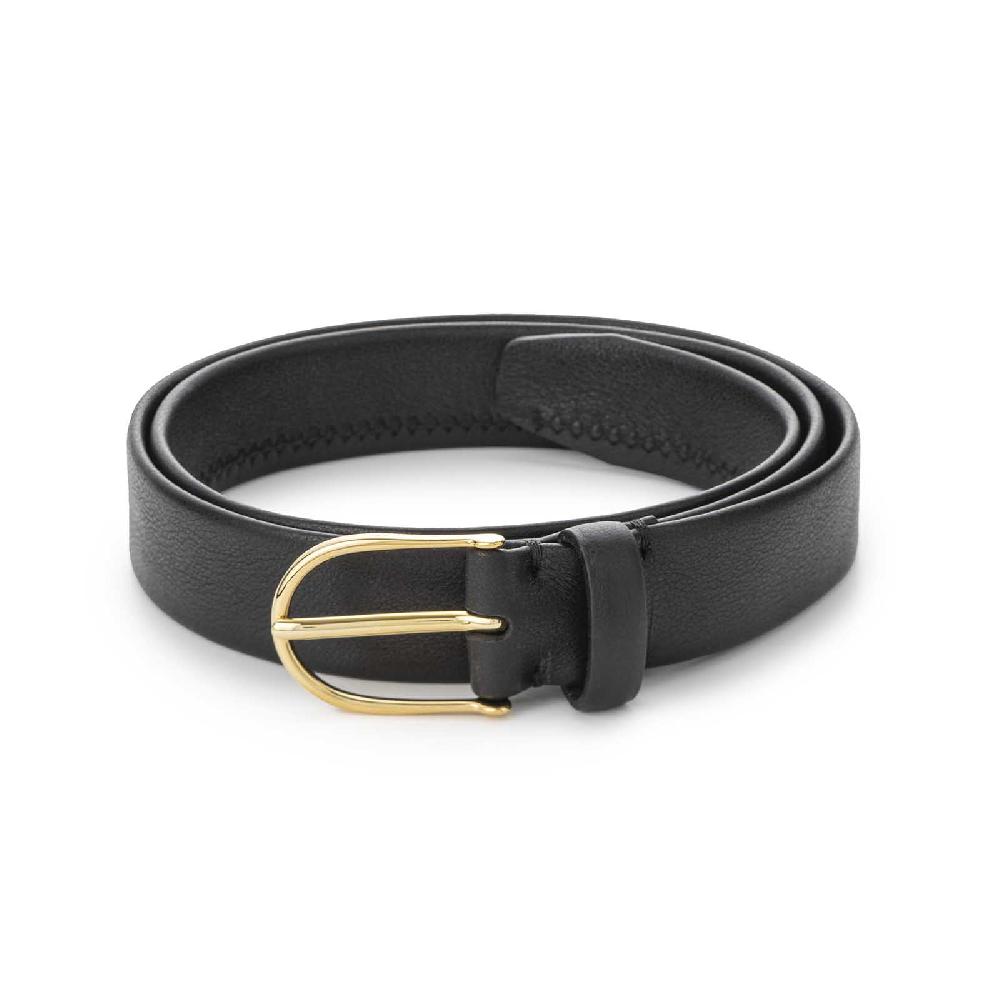 Rubinacci Cintura tubolare guanto nera