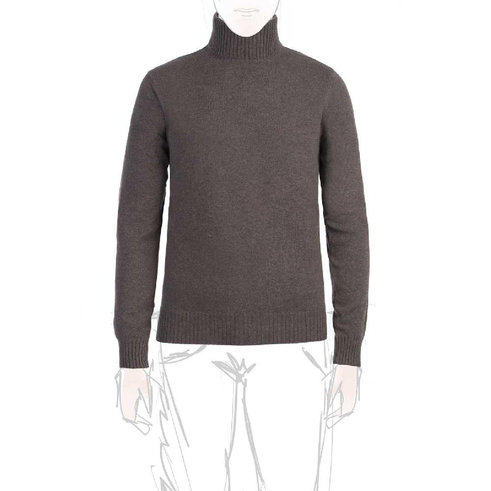 Rubinacci Collo alto cashmere tortora