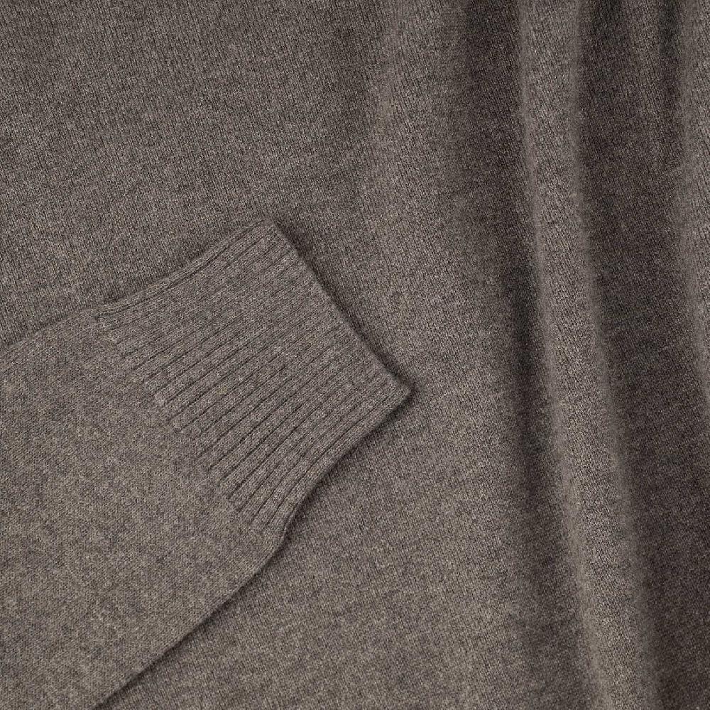 Rubinacci Collo Alto In Cashmere Fango