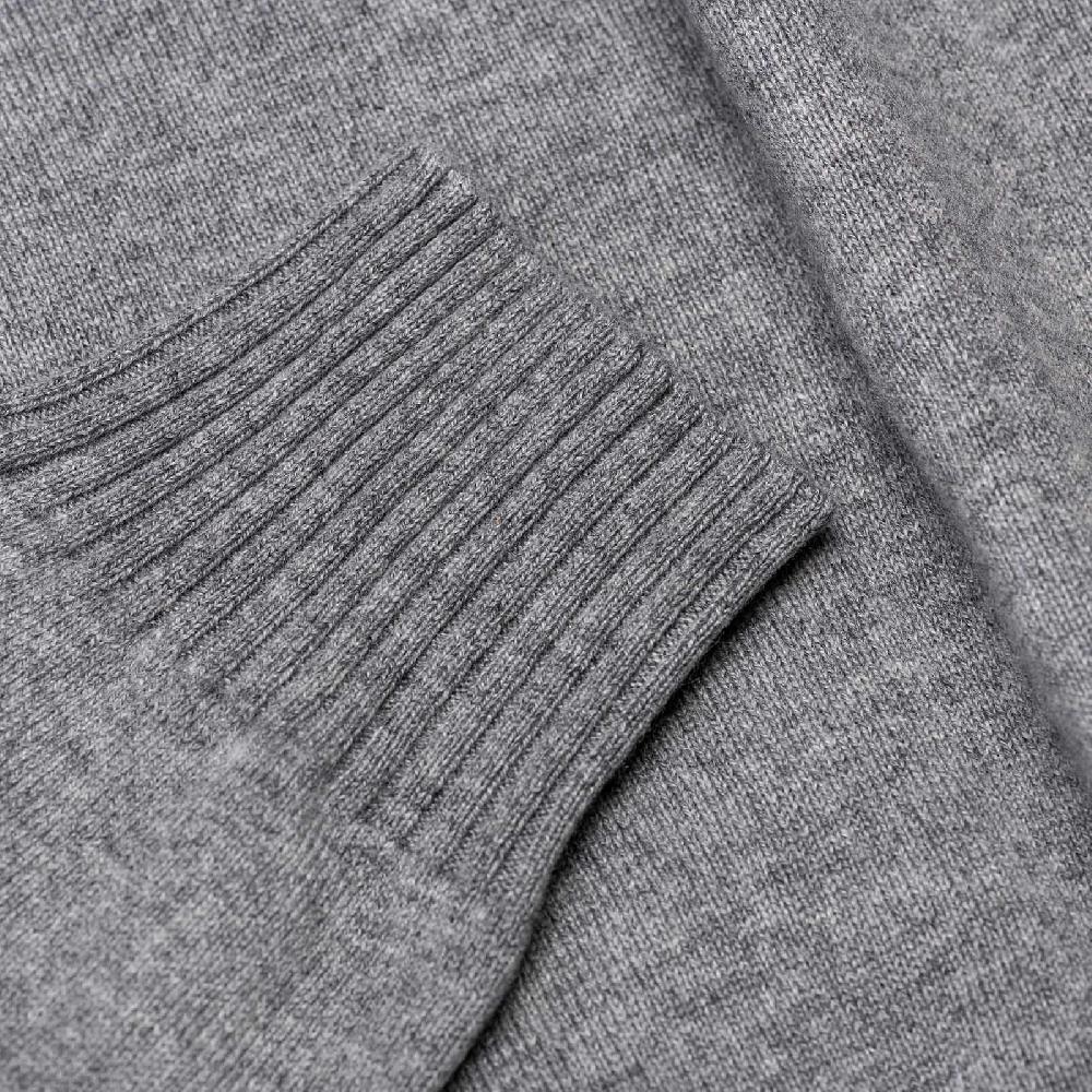 Rubinacci Collo Alto In Cashmere Grigio