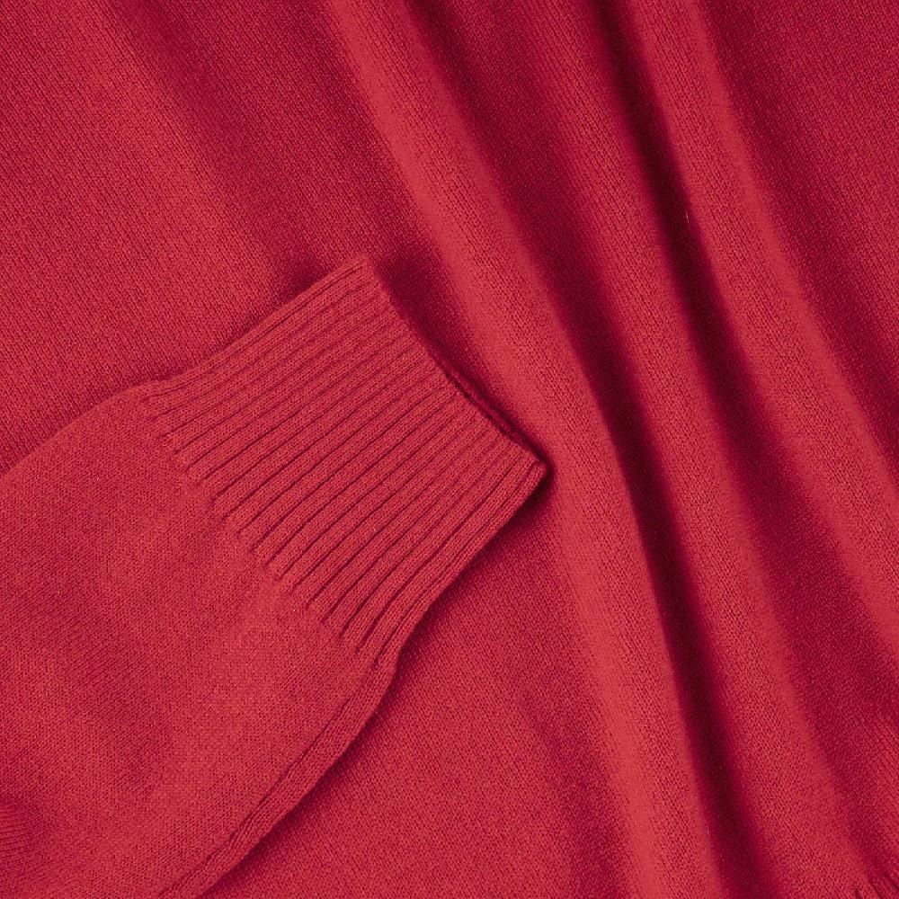 Rubinacci Collo Alto In Cashmere Rosso