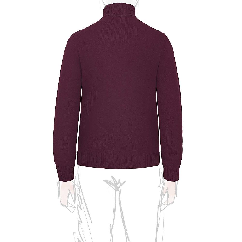 Rubinacci Collo Alto In Cashmere Vino