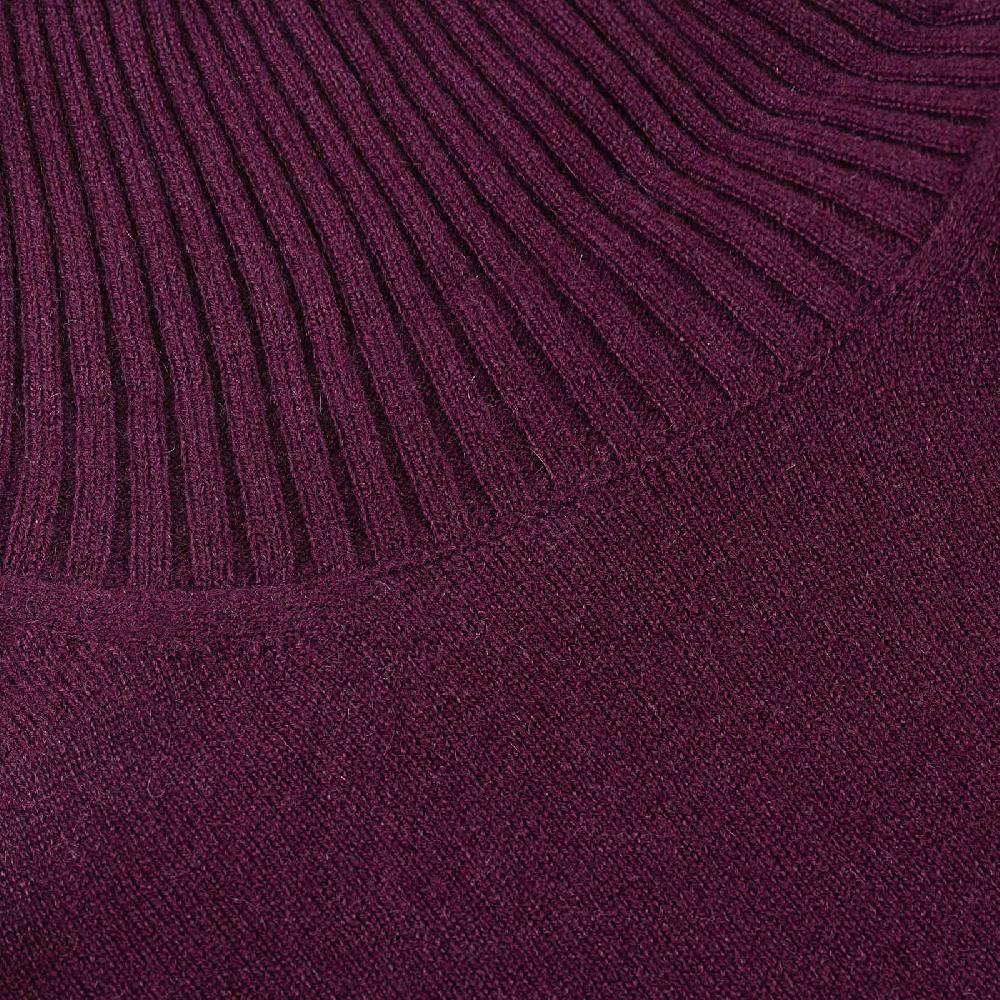 Rubinacci Collo Alto In Cashmere Vino