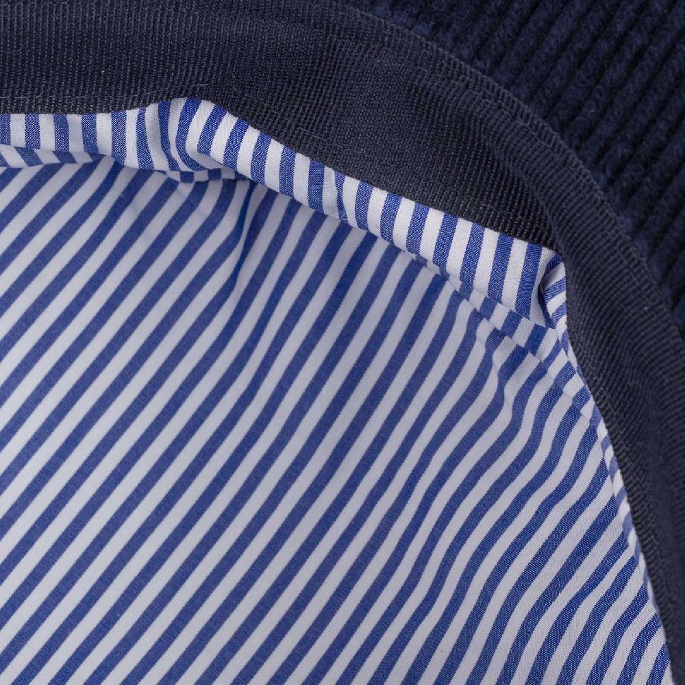 Rubinacci Coppola In Velluto A Coste Blu