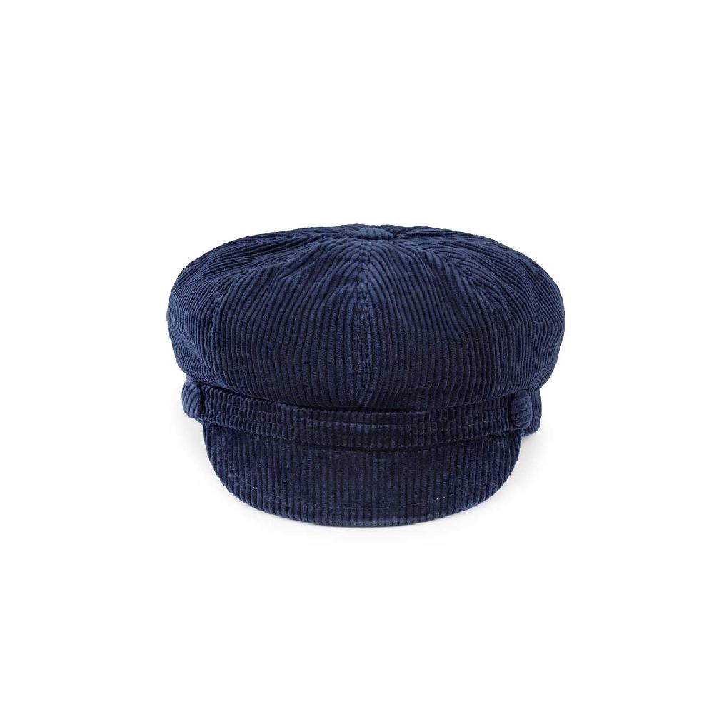 Rubinacci Coppola in velluto a coste blu