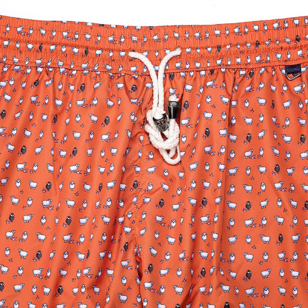 Rubinacci Costume Con Pecorelle Arancio