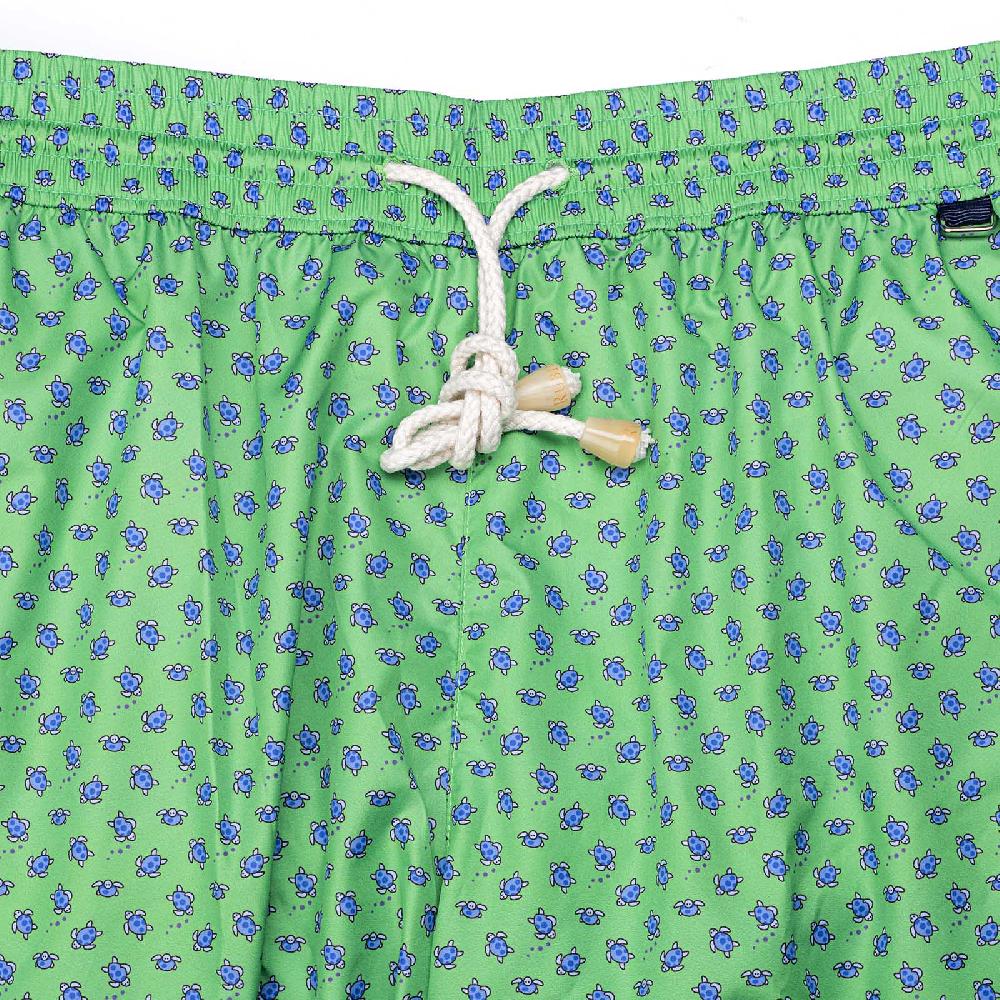 Rubinacci Costume Con Tartarughe Verde