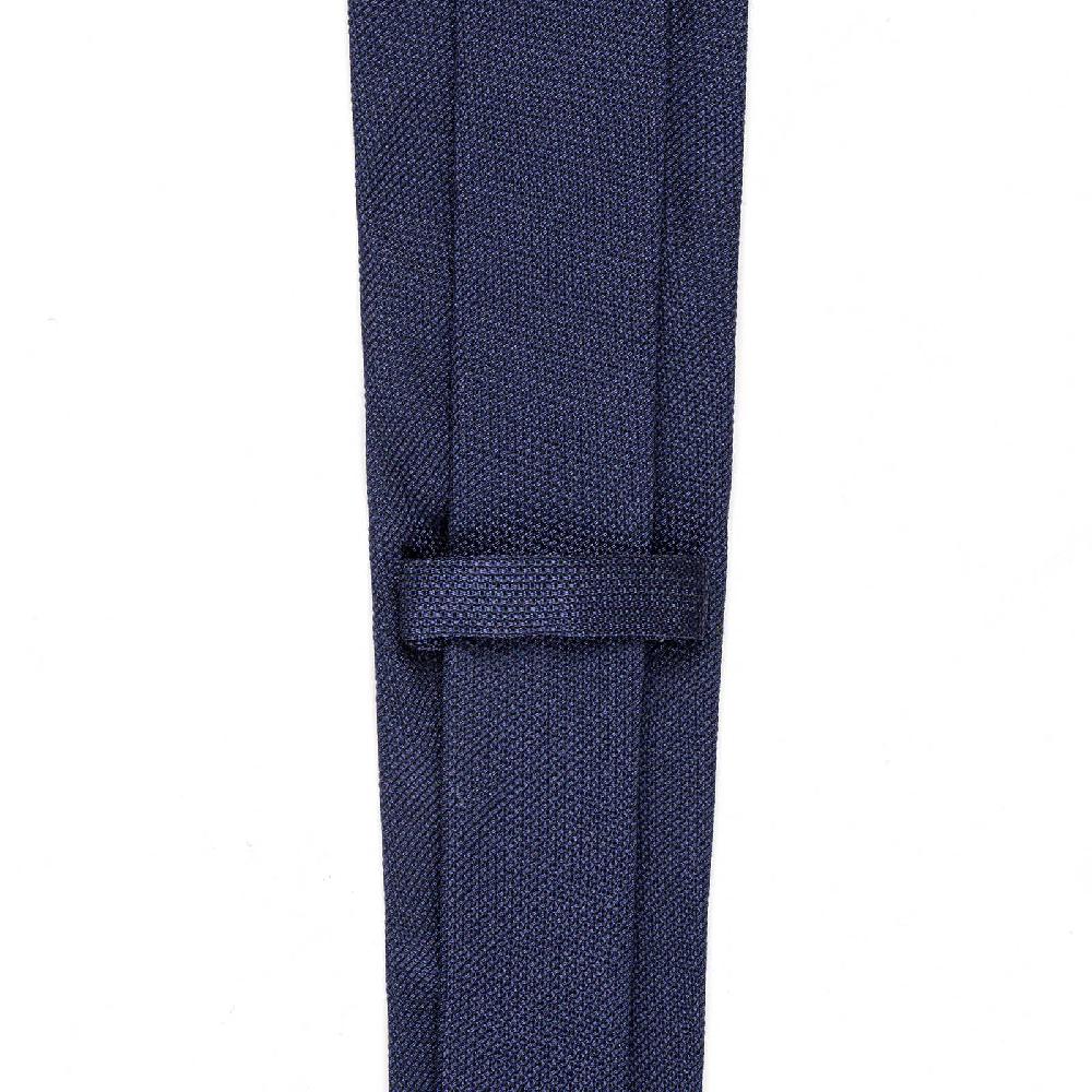 Rubinacci Cravatta In Garza Di Seta Blu