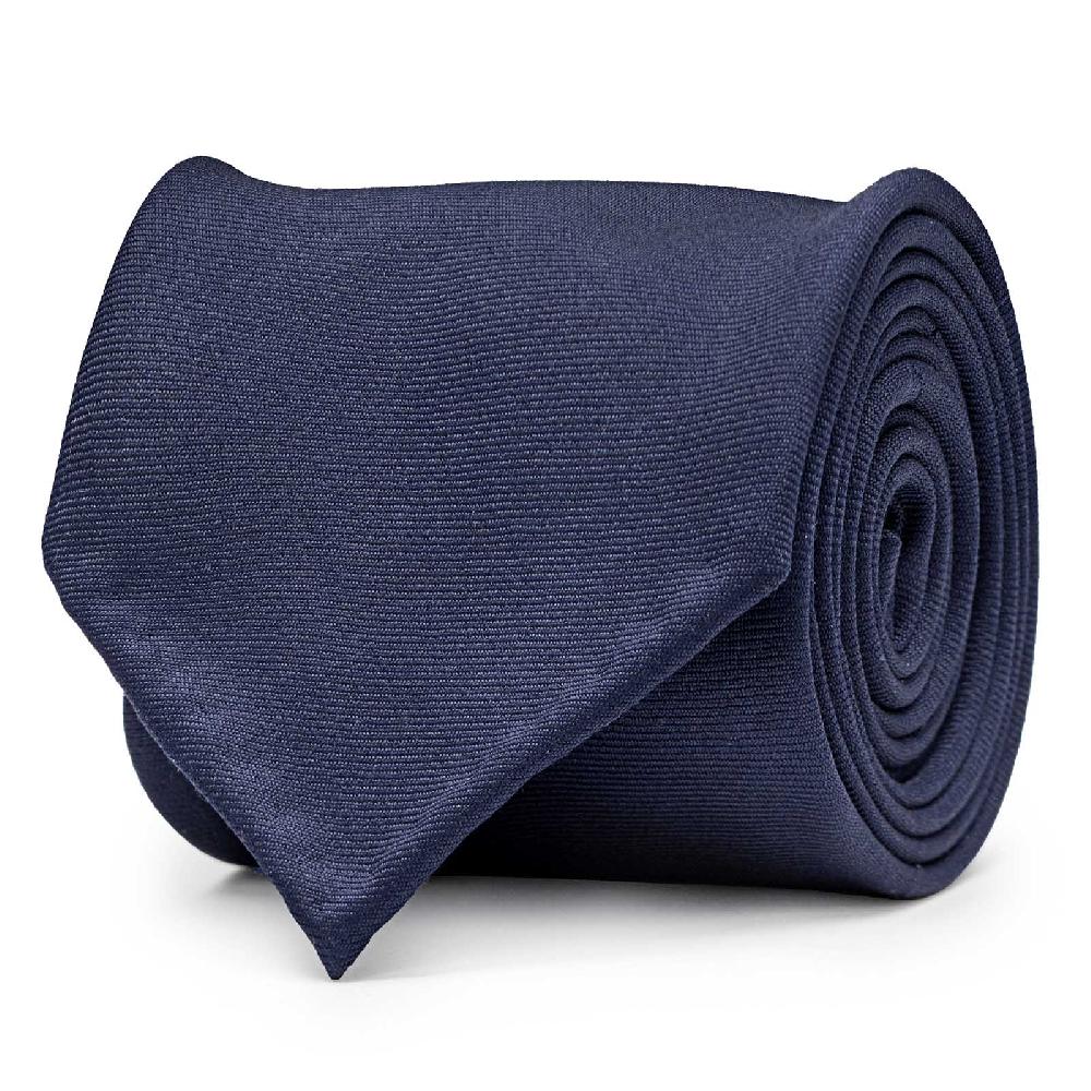 Rubinacci Cravatta in lana tasmania blu