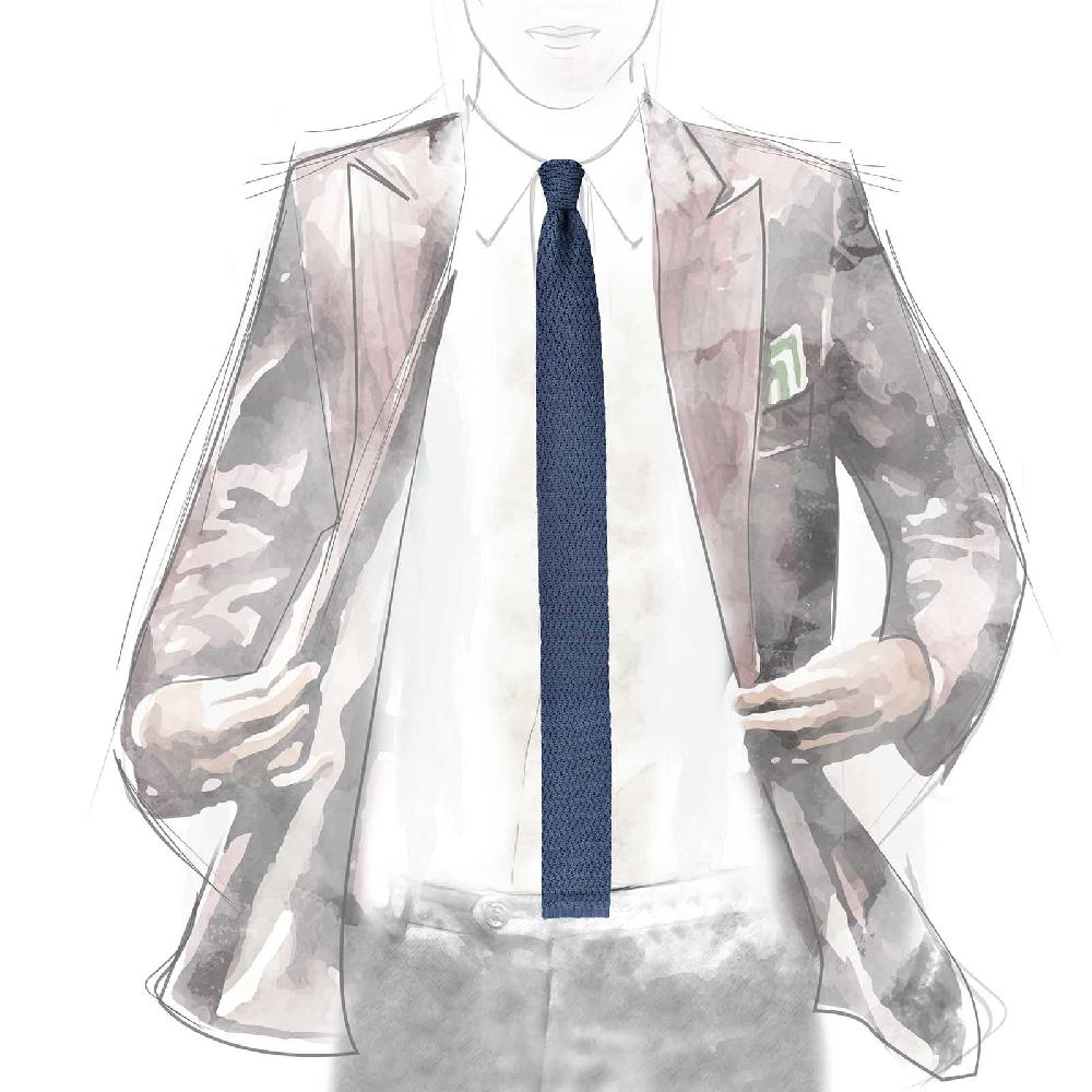 Rubinacci Cravatta In Maglia Avion