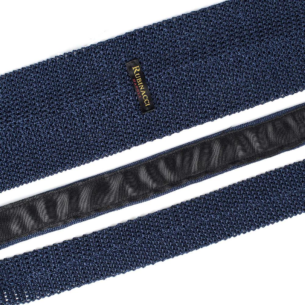 Rubinacci Cravatta In Maglia Blu