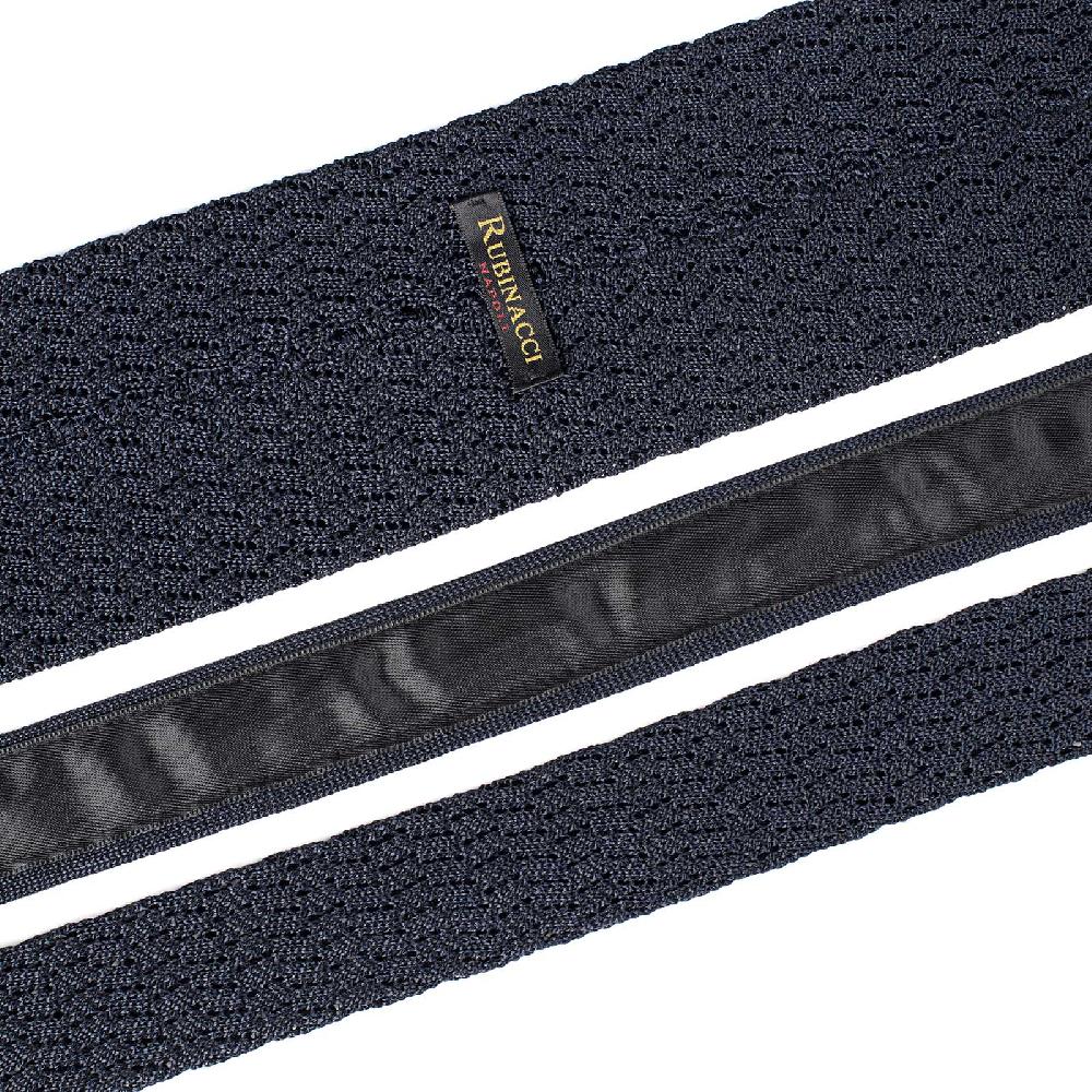 Rubinacci Cravatta In Maglia Blu