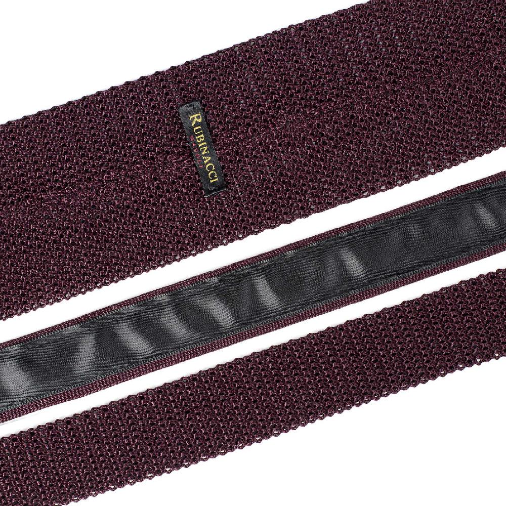 Rubinacci Cravatta In Maglia Bordeaux