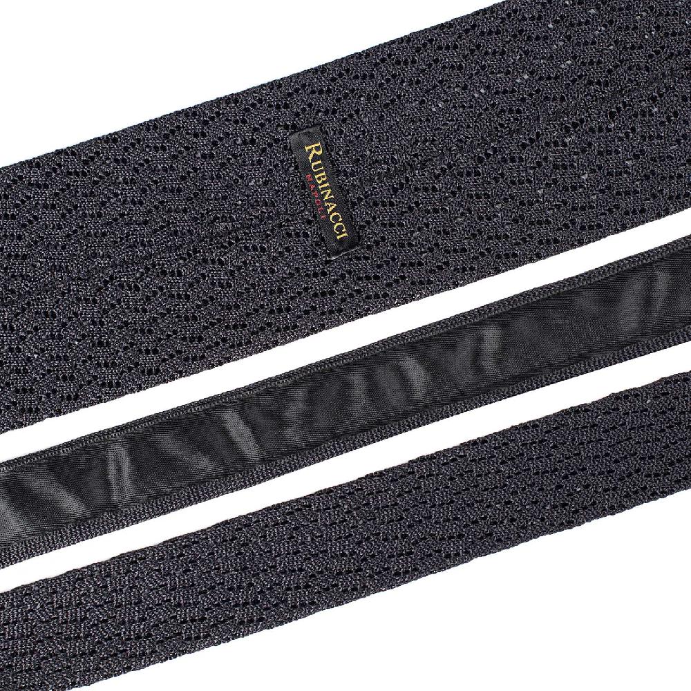 Rubinacci Cravatta In Maglia Fumo