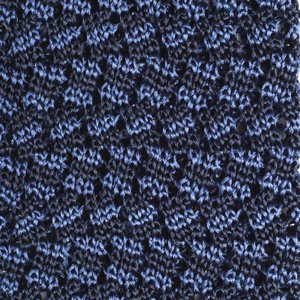 Rubinacci Cravatta In Maglia Marine E Lazulite