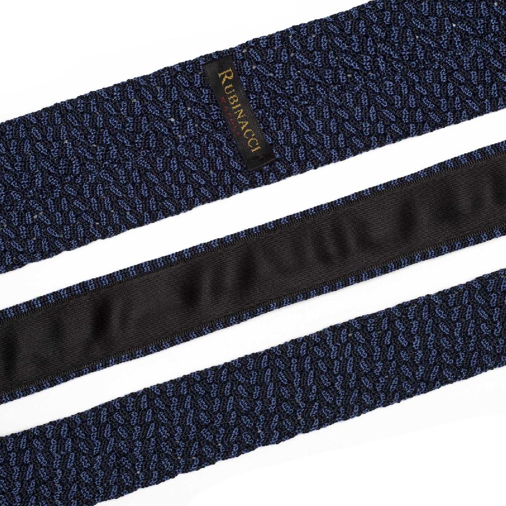 Rubinacci Cravatta In Maglia Marine E Lazulite
