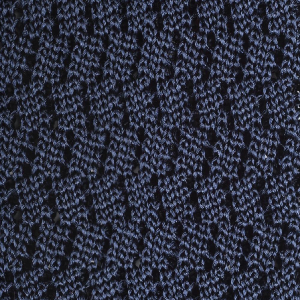 Rubinacci Cravatta In Maglia Navy Blu