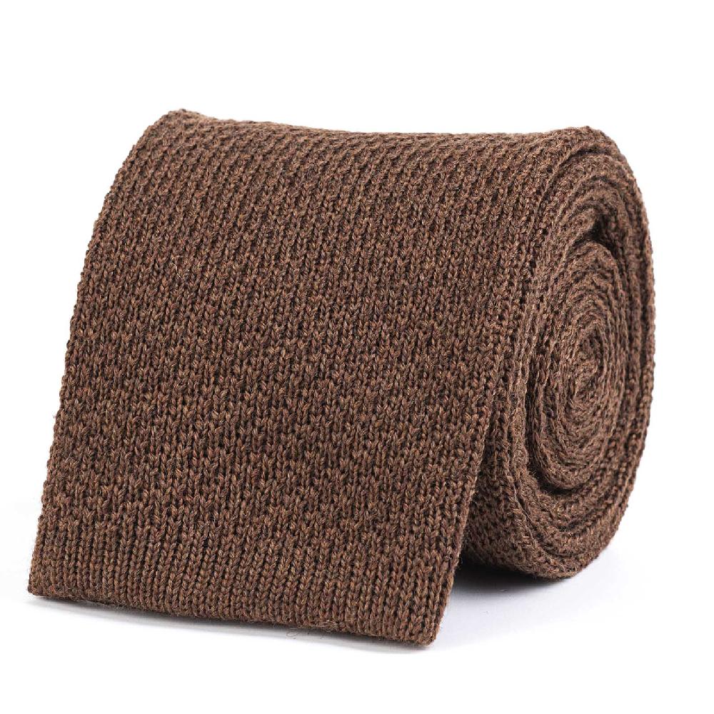 Rubinacci Cravatta in maglia siena