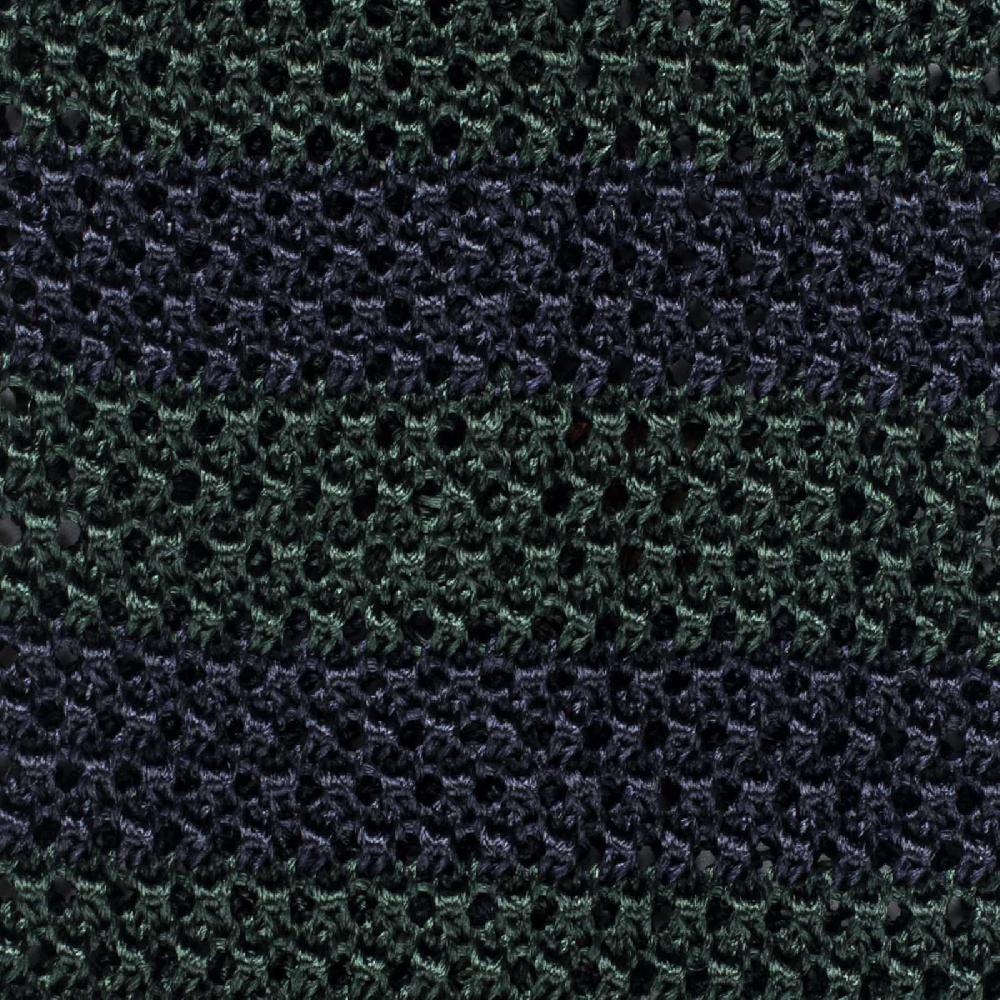 Rubinacci Cravatta In Maglia Verde E Blu