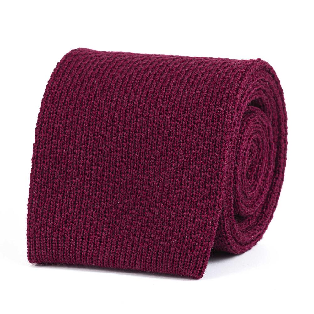 Rubinacci Cravatta in maglia vino