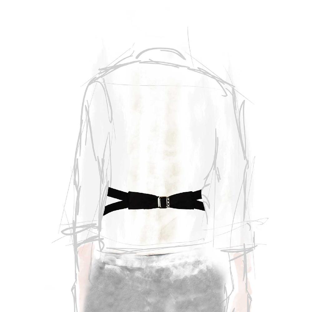 Rubinacci Fascia Smoking Grosgrain Nero