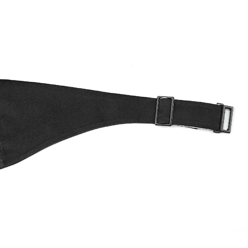 Rubinacci Fascia Smoking Raso Nero