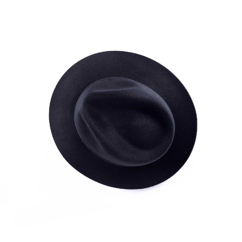 Rubinacci Fedora In Cashmere Blu